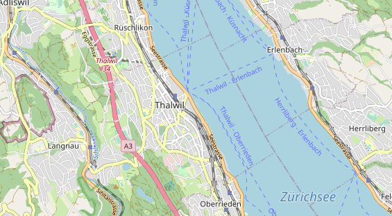 Restaurant auf Karte