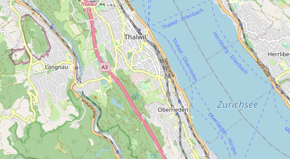 Restaurant auf Karte