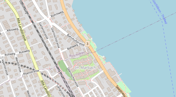 Restaurant auf Karte