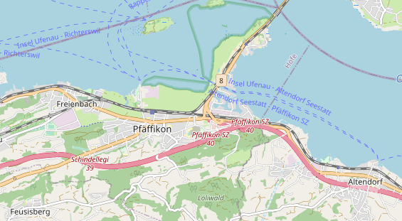 Restaurant auf Karte