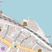 Restaurant auf Karte