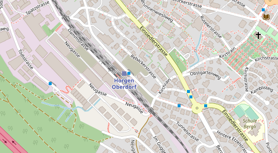 Restaurant auf Karte