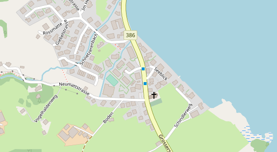 Restaurant auf Karte