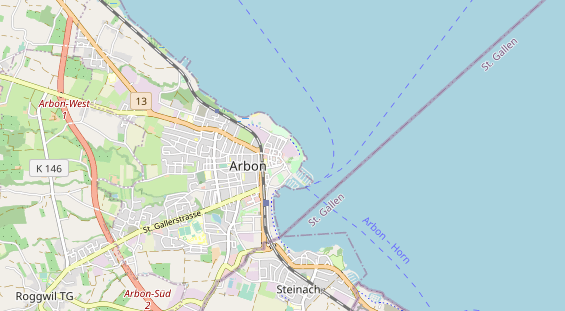 Restaurant auf Karte