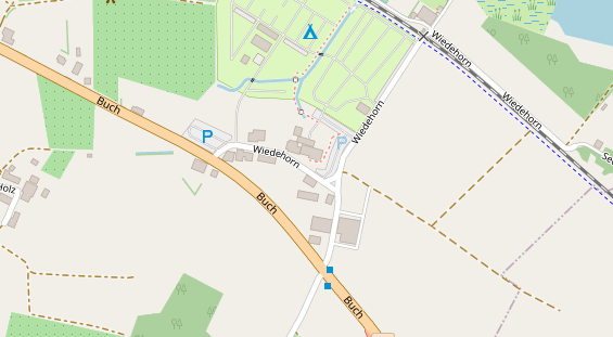 Restaurant auf Karte