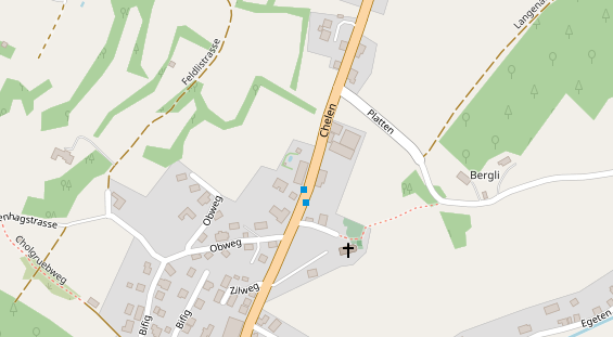 Restaurant auf Karte