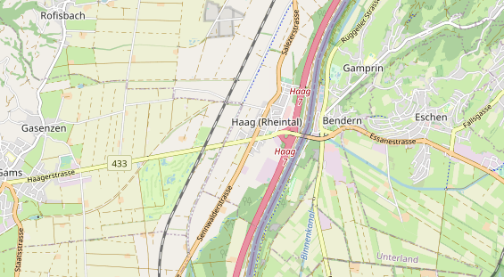 Restaurant auf Karte