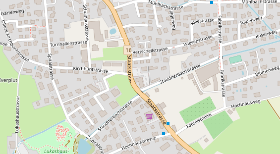 Restaurant auf Karte