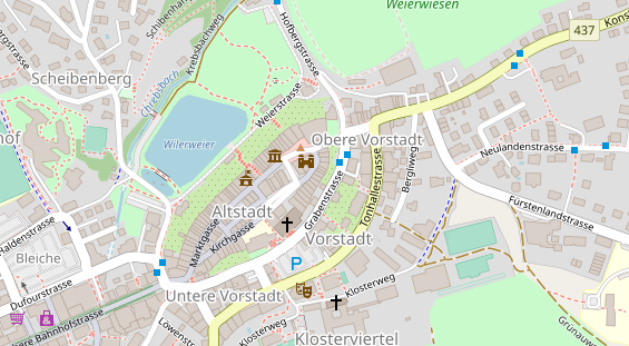 Restaurant auf Karte