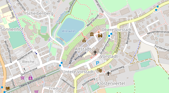 Restaurant auf Karte