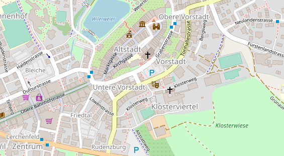 Restaurant auf Karte