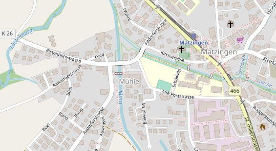 Restaurant auf Karte