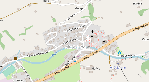 Restaurant auf Karte