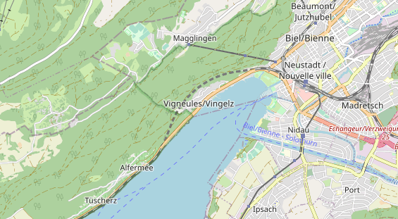 Restaurant auf Karte