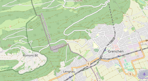 Restaurant auf Karte