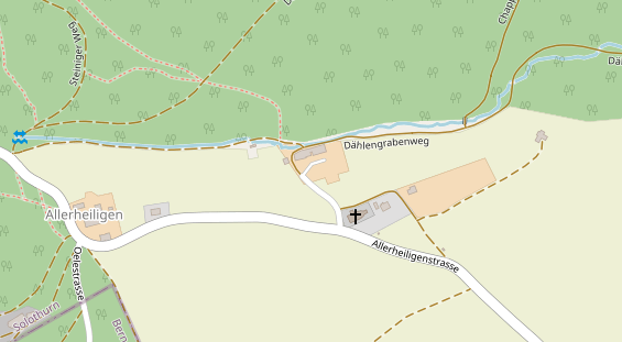 Restaurant auf Karte