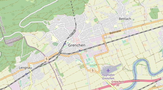 Restaurant auf Karte