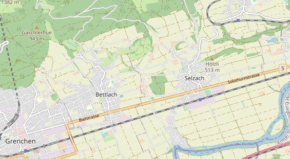 Restaurant auf Karte