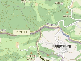 Restaurant auf Karte