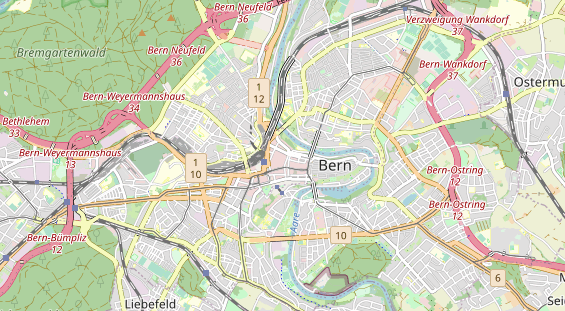 Restaurant auf Karte