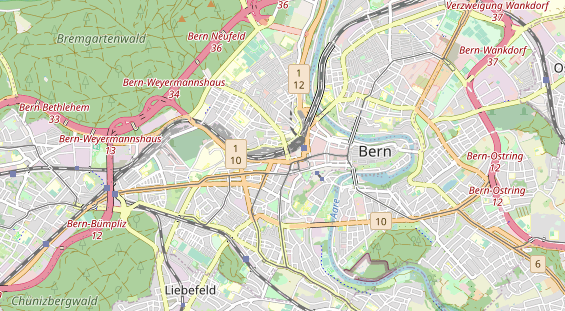 Restaurant auf Karte