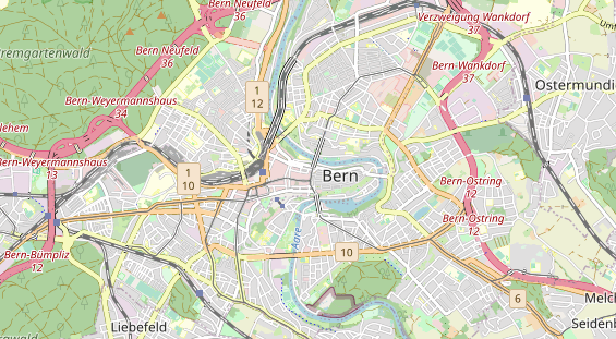 Restaurant auf Karte