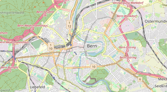 Restaurant auf Karte