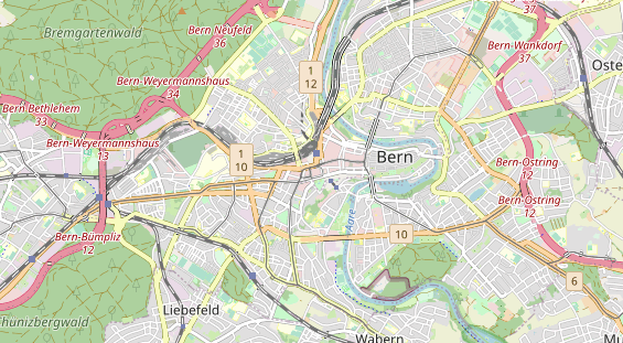 Restaurant auf Karte