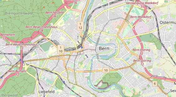 Restaurant auf Karte