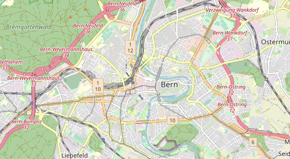 Restaurant auf Karte