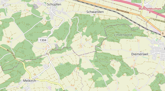 Restaurant auf Karte