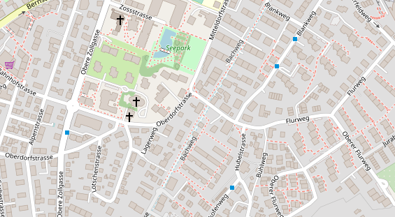 Restaurant auf Karte