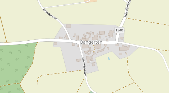 Restaurant auf Karte