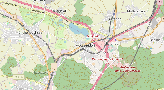 Restaurant auf Karte