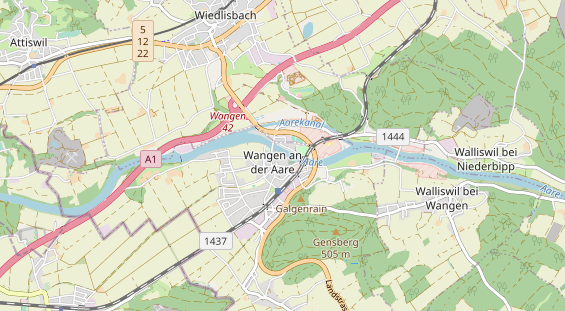 Restaurant auf Karte