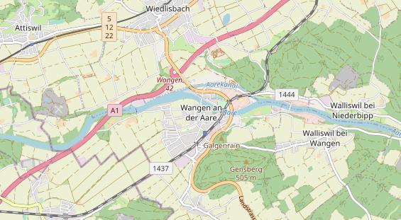 Restaurant auf Karte