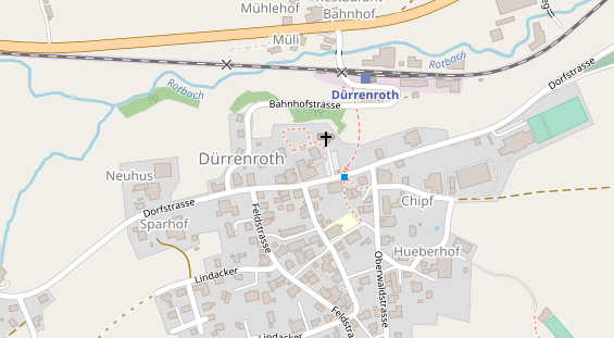 Restaurant auf Karte