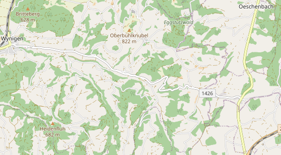 Restaurant auf Karte