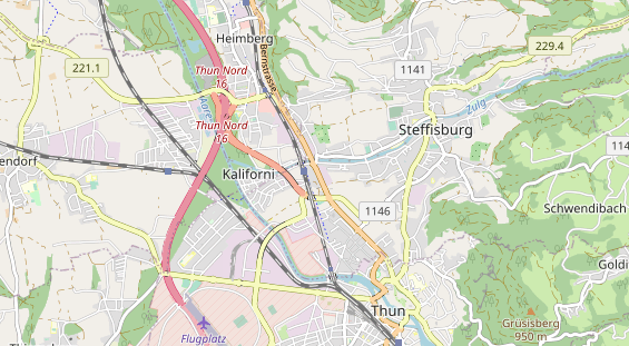 Restaurant auf Karte