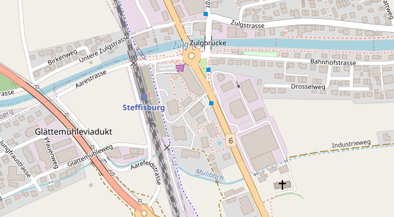 Restaurant auf Karte