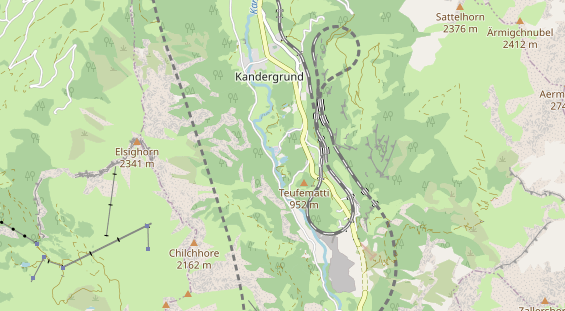 Restaurant auf Karte