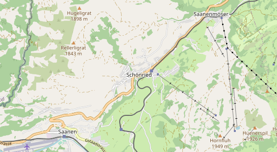 Restaurant auf Karte