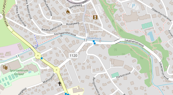 Restaurant auf Karte