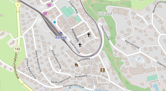 Restaurant auf Karte