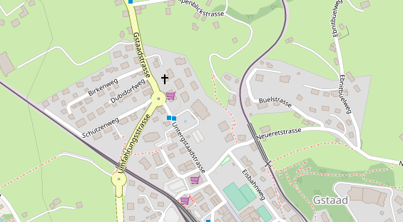 Restaurant auf Karte