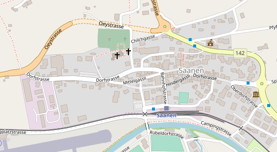 Restaurant auf Karte