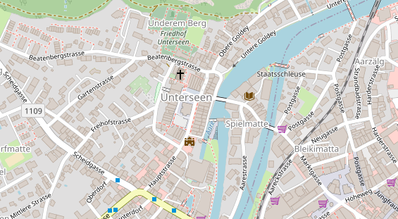 Restaurant auf Karte