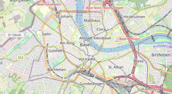 Restaurant auf Karte