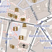 Restaurant auf Karte