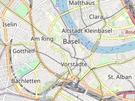 Restaurant auf Karte